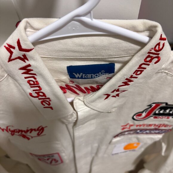 Wyoming Rodeo Bull Rider Genuine Contestant Shirt - Picture 2 of 8